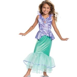 Ariel Classic Disney Princess Girls Costume. Size 7-8/Medium.
